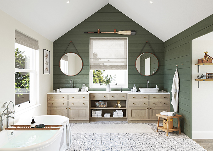 Kalahari Voile, Warm Grey - Motorised Roman Blind - Image 8